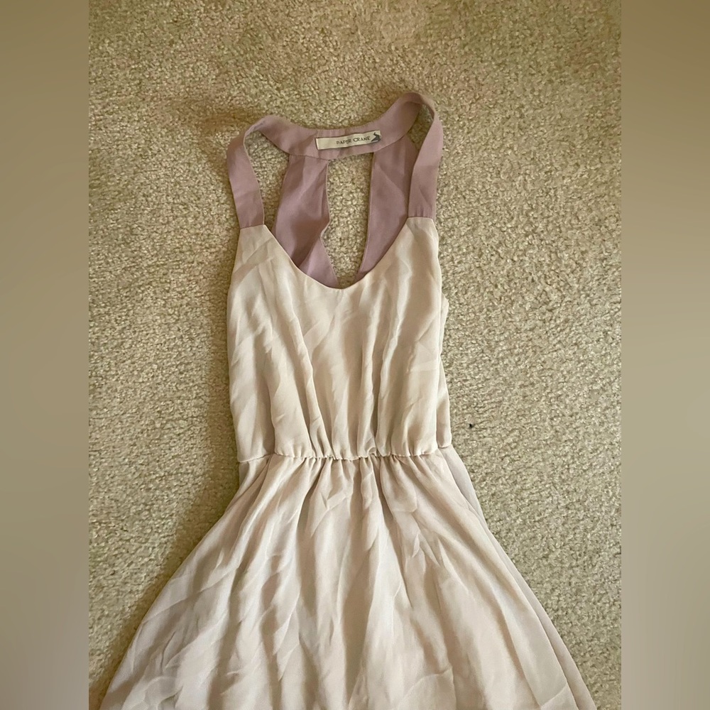 Paper Crane two tone dress